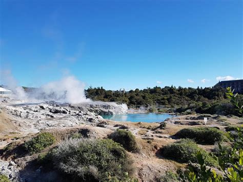 whakarewarewa geothermal valley.